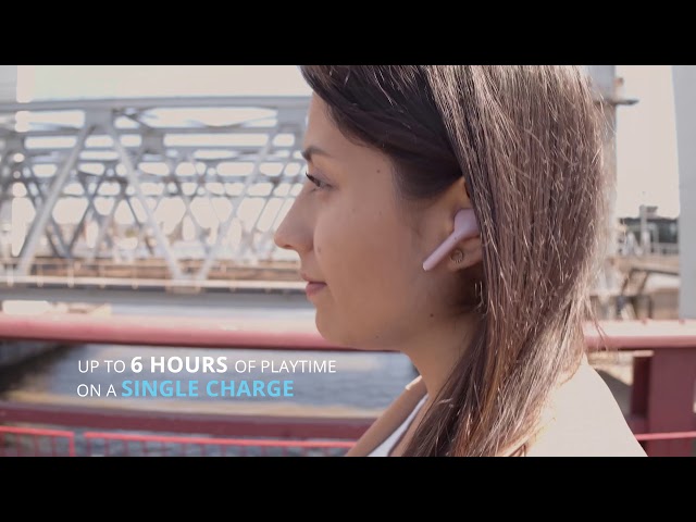 Trust Nika Touch Auriculares Bluetooth Rosas video