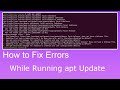 Download Comment Réparer Les Erreurs De Référentiel Lors De L Exécution D Apt Update Sur Ubuntu Linux Mp3 Song