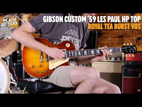 Gibson Custom 1959 Les Paul Standard | Royal Tea Burst - VOS image 12