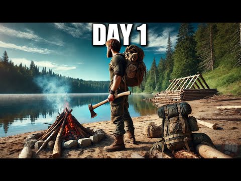 Day 1 in This Harsh Wilderness Survival - Subsistence Gameplay
