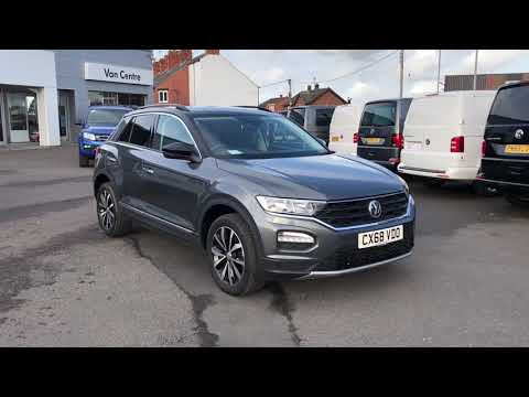 Volkswagen T-Roc 1.0TSI Design Indium Grey Used Car | Wrexham Volkswagen