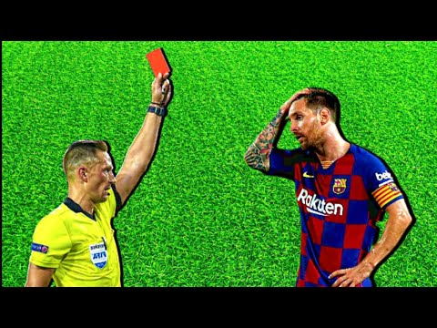 Lionel Messi's All 3 Red Cards