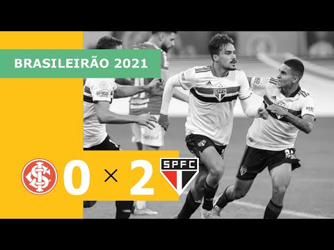 Internacional 0 x 2 São Paulo - Gols - 07/07 - Brasileirão 2021