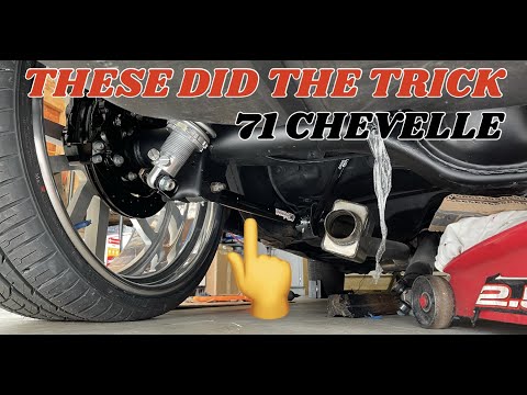 UMI DOUBLE ADJUSTABLE LOWER TRAILING ARMS FOR THE WIN!!! | 71 CHEVELLE