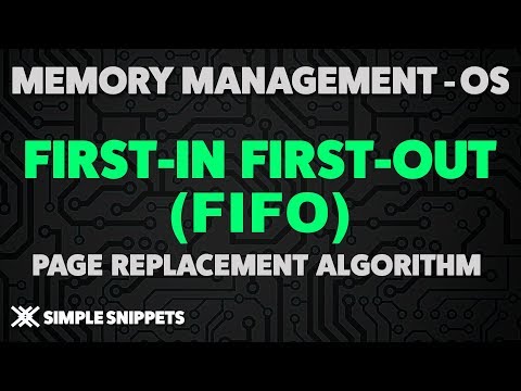 Learn First In First Out FIFO Page Replacement Algorithm in OS with 2 ...
