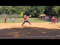 Aramie pitching for BC Pride 1st game, 2nd day