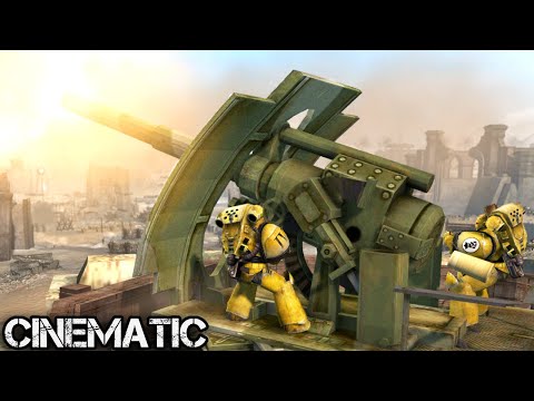Imperial Fists vs Eldar Craftworld | Cinematic Battle | Men of War: Warhammer 40k Mod