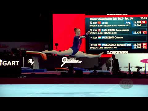 BUNCE Chiara (SVK) - 2019 Artistic Worlds, Stuttgart (GER) - Qualifications Floor Exercise