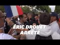 14 Juillet: Le Gilet Jaune Éric Drouet Interpellé Par La Police Sur Les Champs-Élysées