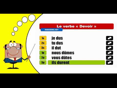 Je conjugue les verbes # Devoir = Indicatif Passé simple