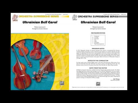 Ukranian Bell Carol, arr. Sandra Dackow – Score & Sound