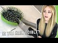 Making a CAKE of a Hairbrush with 100% Edible Hair
