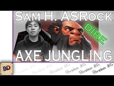 TI6 | TNC.Sam H.ASRock Axe jungle/offlane (DIRE) | 9 MIN BLINK | 4:55 Level 7