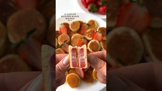 Download lagu Gigitan Pancake Stroberi 😍 #resepsehat #idecamilan #camilansehat mp3