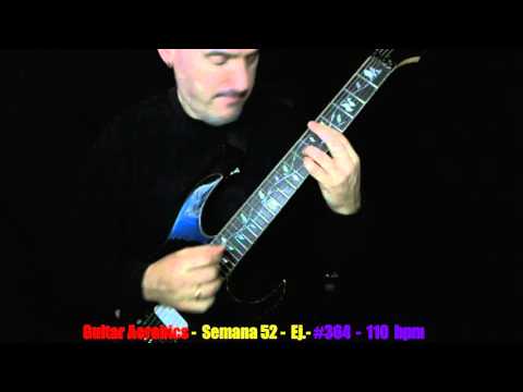Guitar Aerobics - Semana 52 - Ej.- #364 - 110 bpm.....