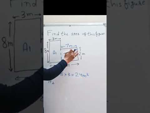 Area of the figure | Area of the rectangle | #mathstricks #shorts