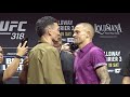 UFC 318 FACE OFFS Holloway Vs Poirier 3