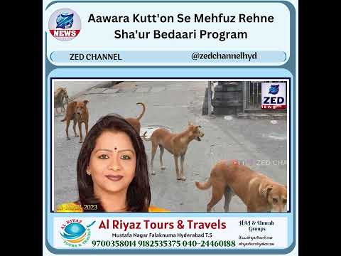 Aawara Kutt'on Se Mehfuz Rehne Sha'ur Bedaari Program  @zedchannelhyd