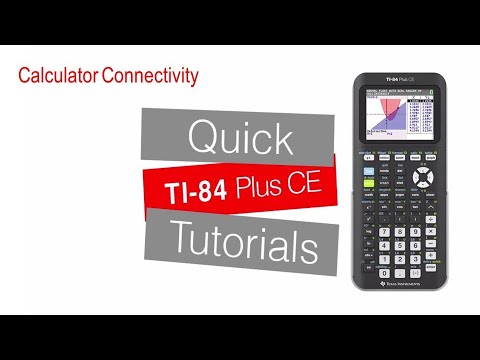 Calculator Connectivity | TI-84 Plus CE | Getting Started Series - Introduction