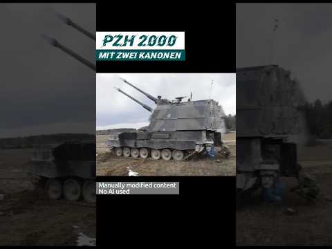 🅜 Double Barrels PzH 2000! PzH 2000 mit zwei Kanonen! No AI! #tank #sph #noai #videoedit