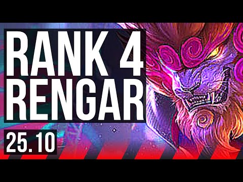 RENGAR vs SHEN (TOP) | Rank 4 Rengar | KR Challenger | 25.10