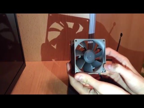 Noctua NF-R8 redux-1800 Kompiuterio dėklas Fan 8 cm Juodas, Pilkas video
