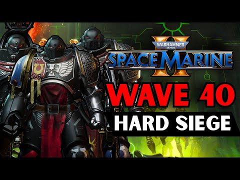 Deathwatch Kill Team Reaches WAVE 40 in Space Marine 2 Hard Siege Mode