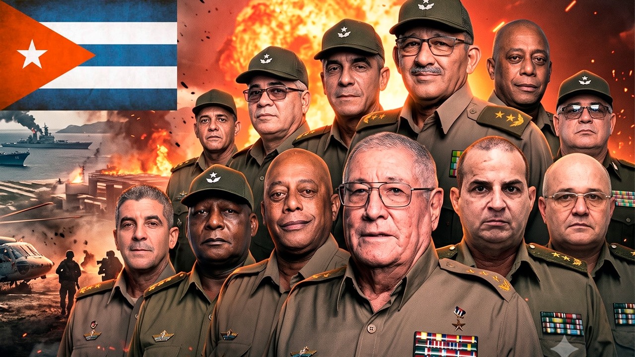 🇺🇸⚔️🇨🇺 Los 12 GENERALES que DIRIGIRÍAN a CUBA en una GUERRA contra EE.UU.