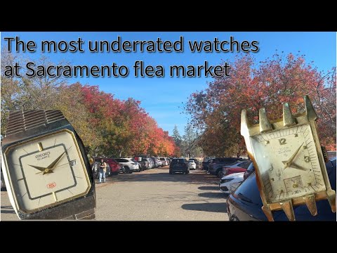 Finding the most Underrated Vintage Watches at the Sacramento Flea Market!