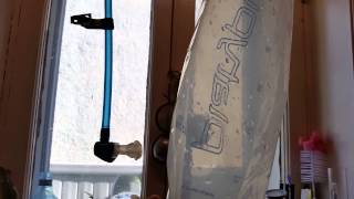 Camping Hack - Drying a Platypus Bladder