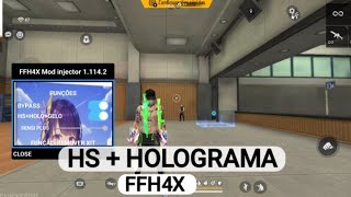 FFH4X ANDROID HS MAIS HOLOGRAMA ATUALIZADO😱 PRA CONTA PRINCIPAL🤯 100% ANT BLACK LIST 100% ANT BAN🥵
