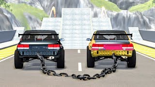 Chained Car Jumps #1 - BeamNG Drive