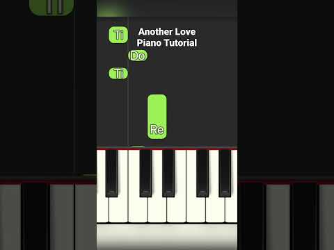Impara Another Love in 15 secondi #piano #pianotutorial #shorts #tutorial