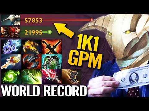 WTF Sven Farming 1100 GPM Fastest Farm 10 Slot Item Hard Carry Dota 2