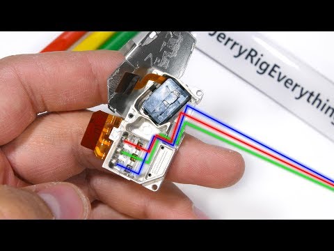 スマートフォンのLASERプロジェクターのティアダウン - その仕組みとは？ (Smartphone LASER Projector Teardown - How does it work?)