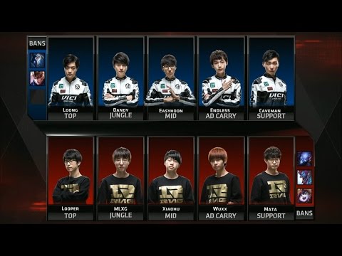 VG vs RNG Game 1 Highlights - Vici Gaming vs Royal Never Give Up - LPL Week 1 - SPRING 2016