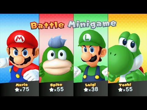 Mario Party 10 - Mario vs Spike vs Luigi vs Yoshi - Chaos Castle