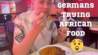 Germans Taste African Food For The First Time!