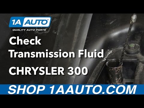 How to Check Transmission Fluid Level Without Going to Dealer 06-11 Chrysler 300 Sedan