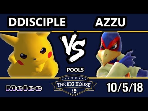 TBH8 SSBM -  DDisciple (Pikachu) Vs.  Azzu (Falco) Smash Melee R1 Pools - C104 WR1