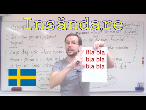 Argumenterande text / insändare
