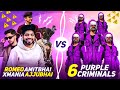 Ajjubhai, Amitbhai, Mania & Romeo Vs 6 Purple Criminal😍- Hold Your Phone & Watch My Gameplay😱