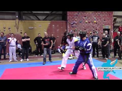 Corey Williams vs Mathieu Emond - Men's Light Heavyweight Sparring - Quebec Open 2015
