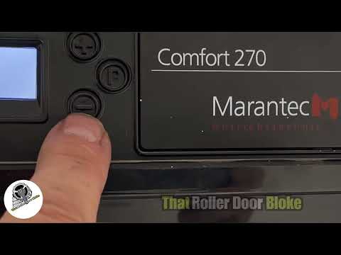 Marantec Comfort 270 Quick and Easy Limit Settings for Your Garage Door Opener