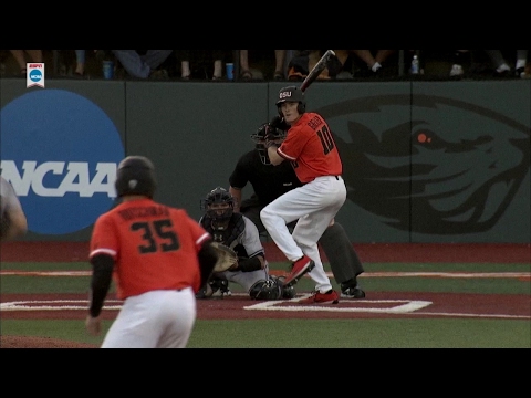 NCAA Baseball Regional highlight: Michael Gretler three-run homer sends Oregon State to win over...