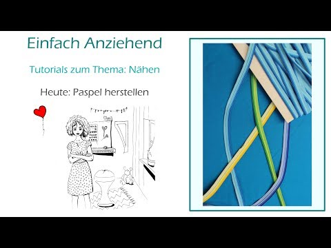 Nähen: Paspel herstellen