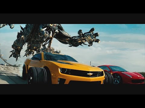 Transformers: Dark of the Moon (2011) - Freeway Chase - Only Action [4K]