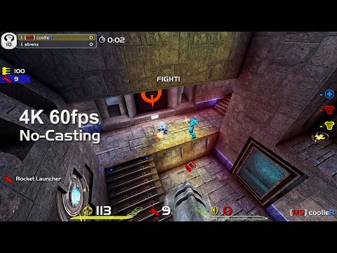 Strenx vs Cooller - [No.Commentary] QuakeCon 2011 - Semi Final - QuakeLive Duel - 4k60fps