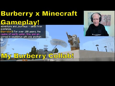 Chatty Grandpa - I'm playing the Burberry x Minecraft Game!