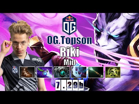 Riki Mid | OG.Topson | BEWARE OF TOPSON MID RIKI | 7.29b Gameplay Highlights